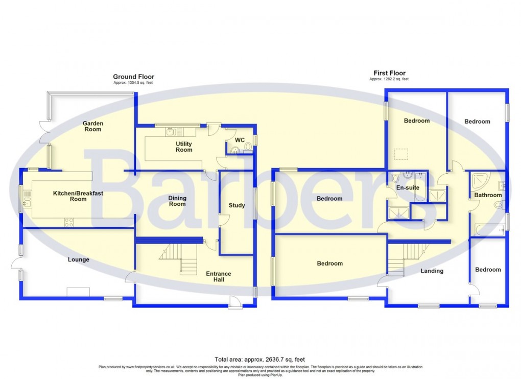 Floorplan for Shrewsbury Road, Prees