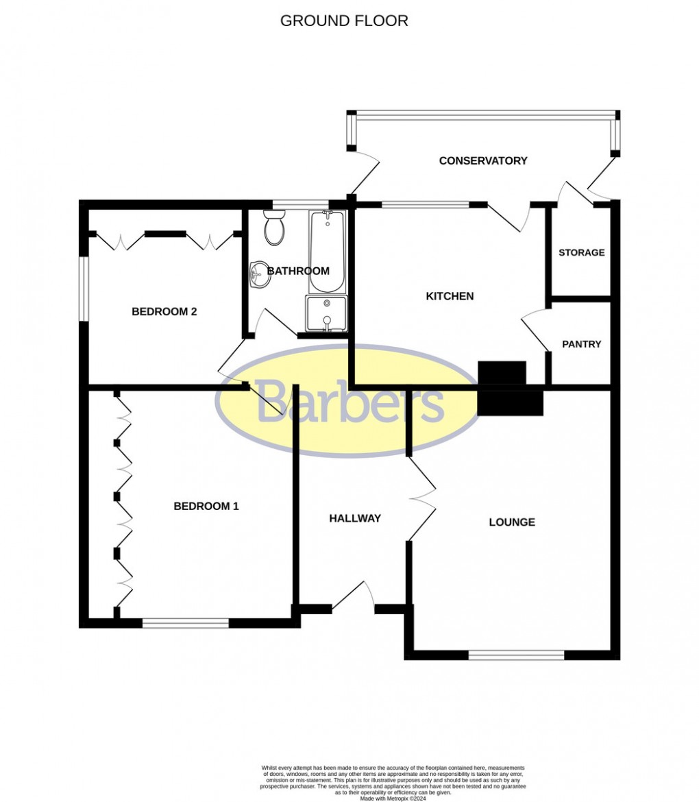 Floorplan for Meadow View Road, Whitchurch