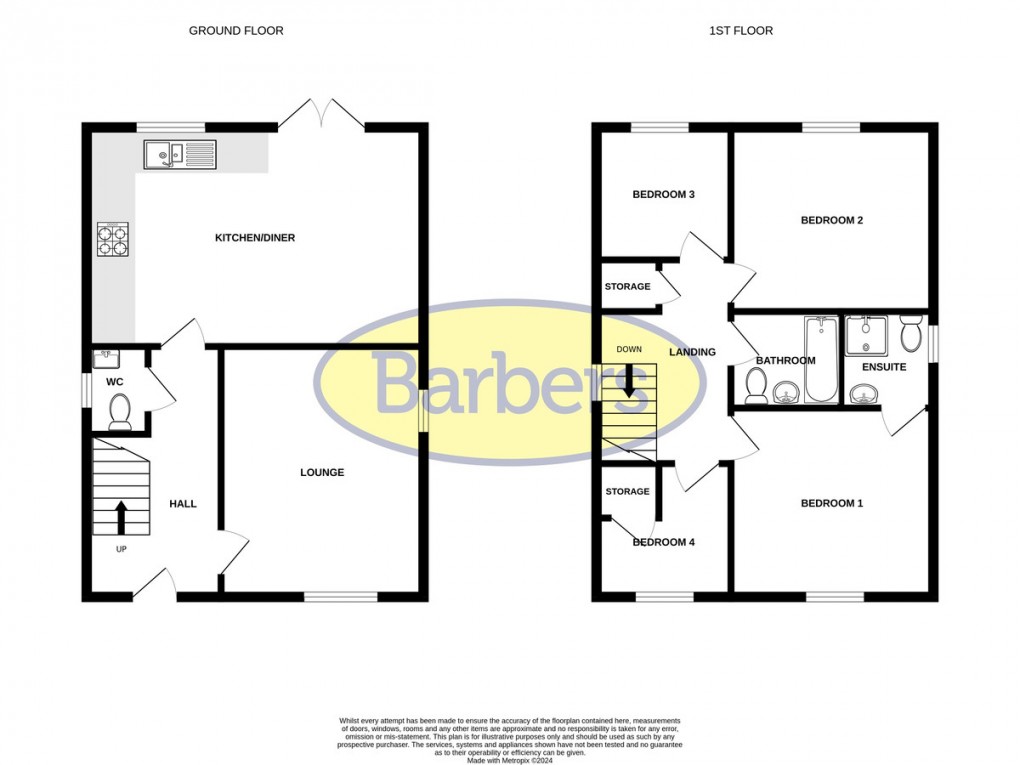 Floorplan for The Brambles, Whitchurch