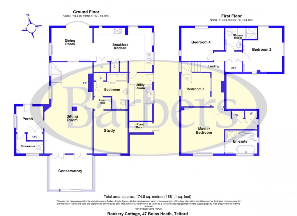 Floorplan for Bolas Heath, Telford, TF6 6PJ