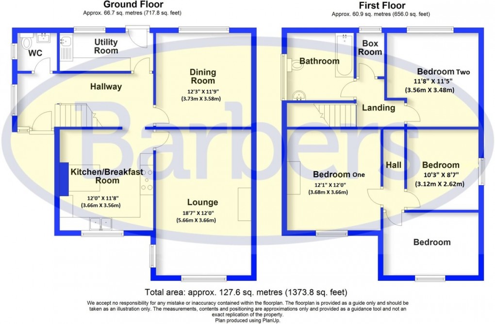 Floorplan for Norbury, Stafford