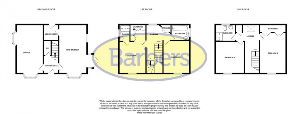Floorplan for The Squirrels, Whitchurch