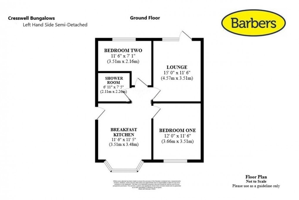 Floorplan for Stafford Street, Market Drayton