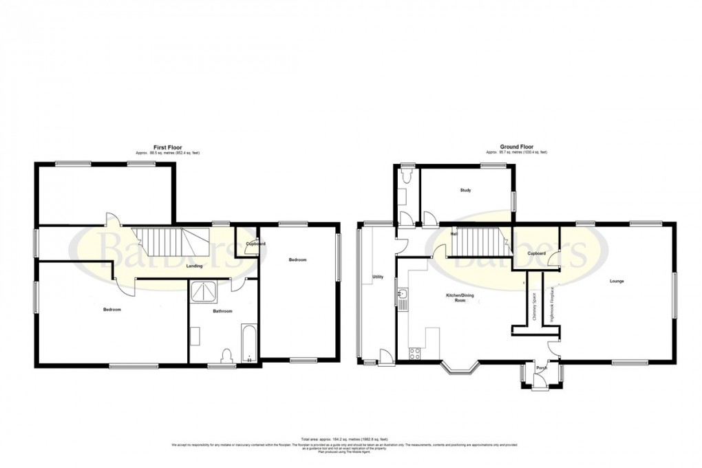Floorplan for Goldstone, Nr Market Drayton, Shropshire