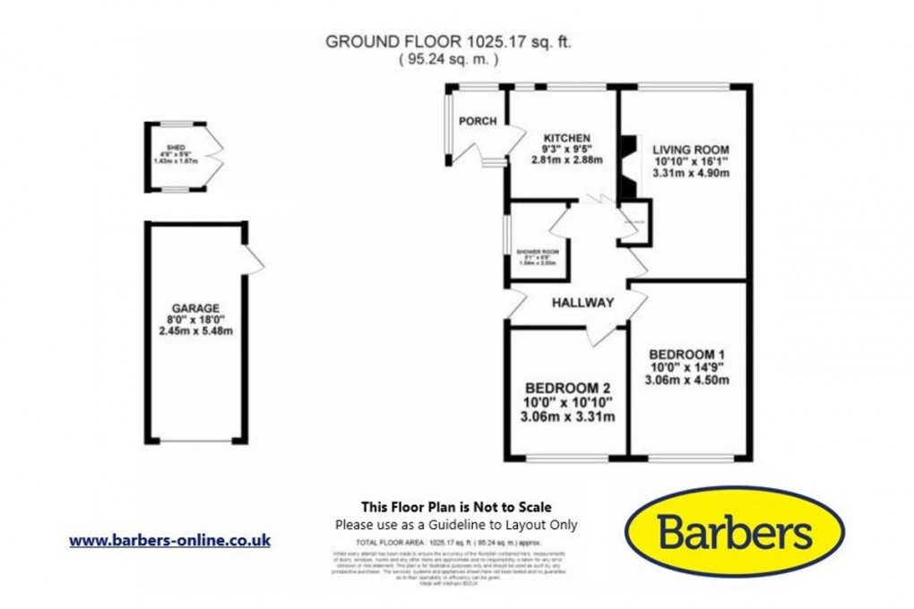 Floorplan for Ashley View, Market Drayton