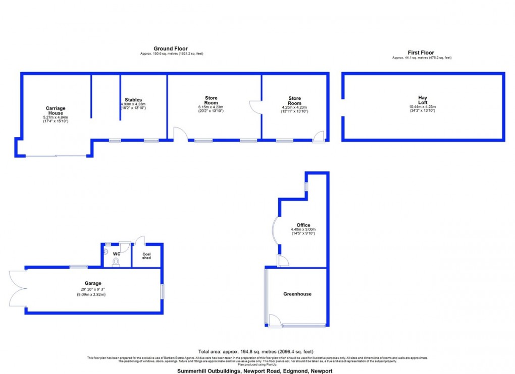 Floorplan for Edgmond, Newport