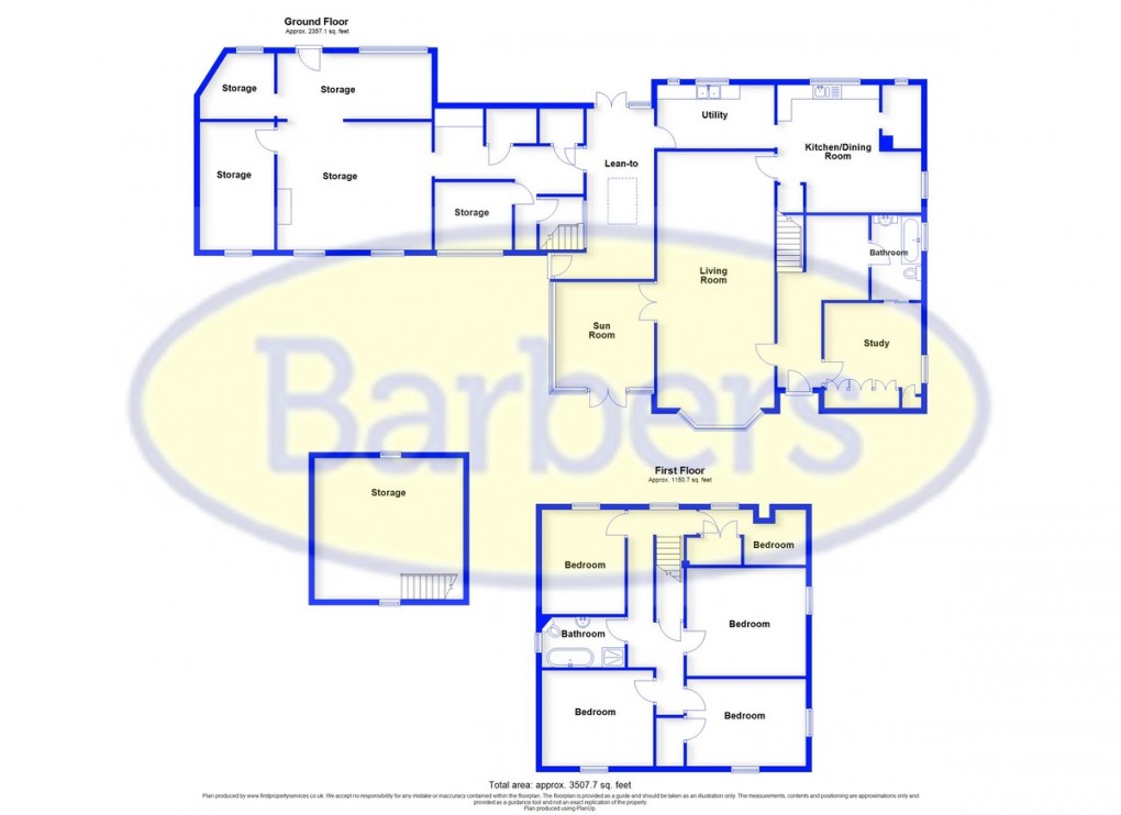 Floorplan for Chester Road, Tushingham