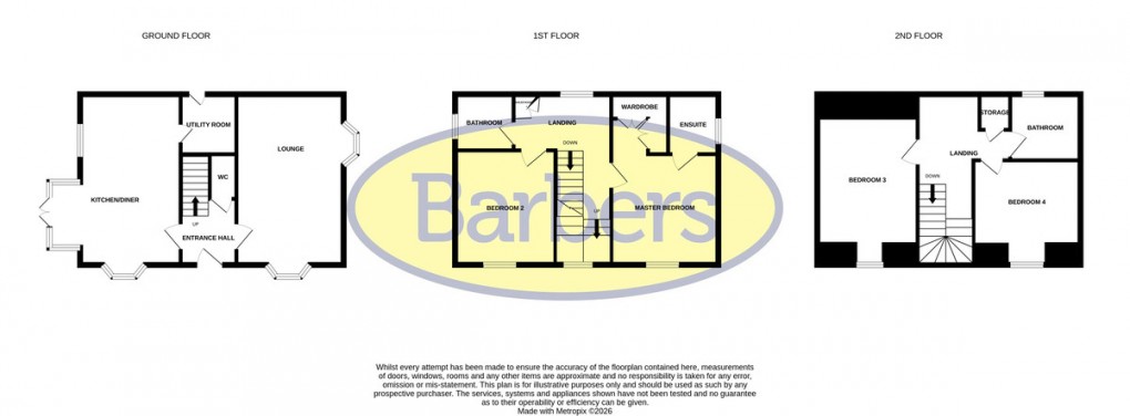 Floorplan for Badger Crescent, Whitchurch