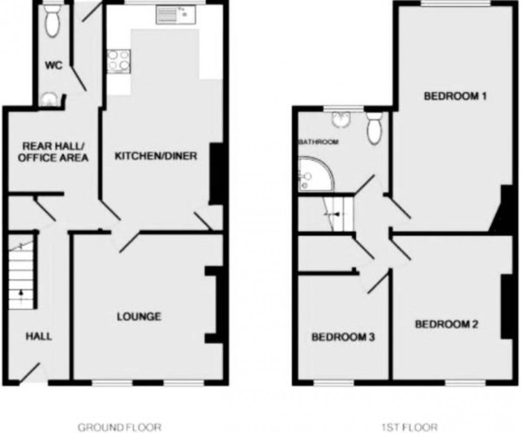 Floorplan for Shrewsbury Street, Prees