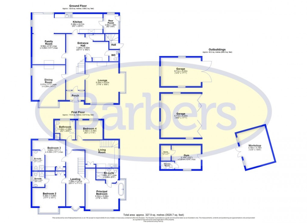 Floorplan for Adderley Road, Market Drayton