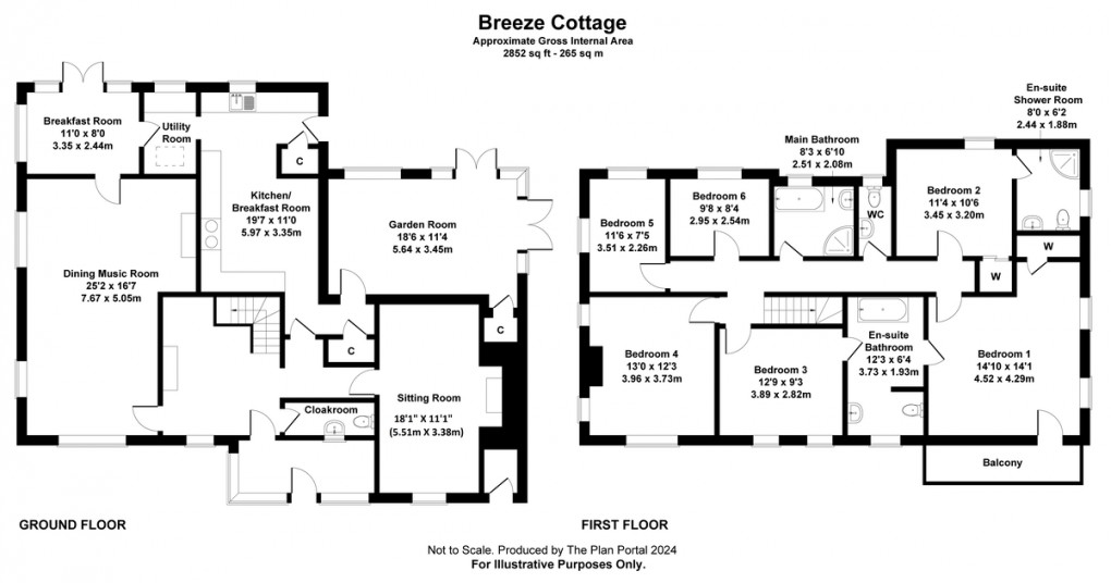 Floorplan for Bromstead Common, Newport
