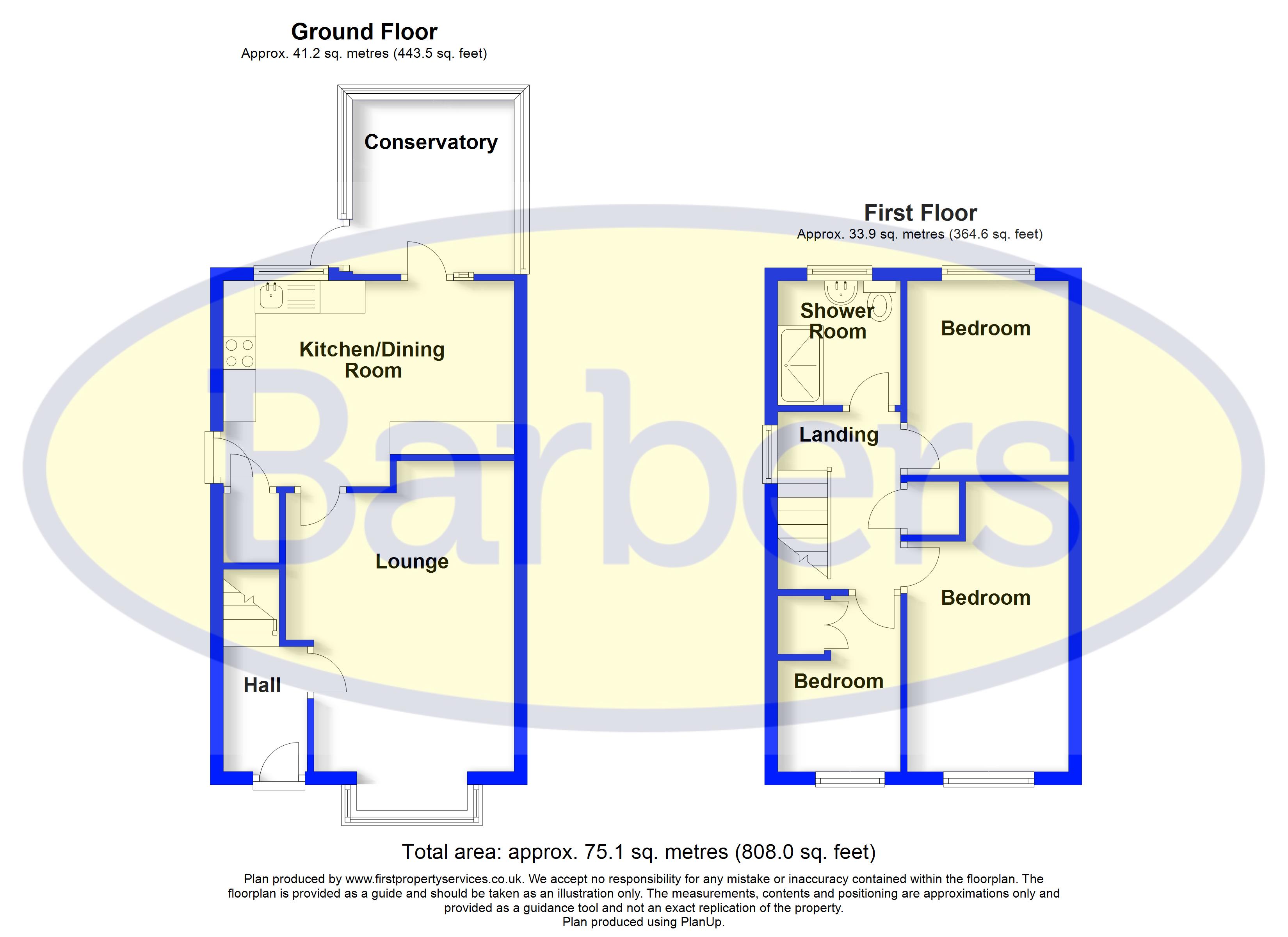 Floorplans For West Street, St. Georges, Telford, TF2 9HS