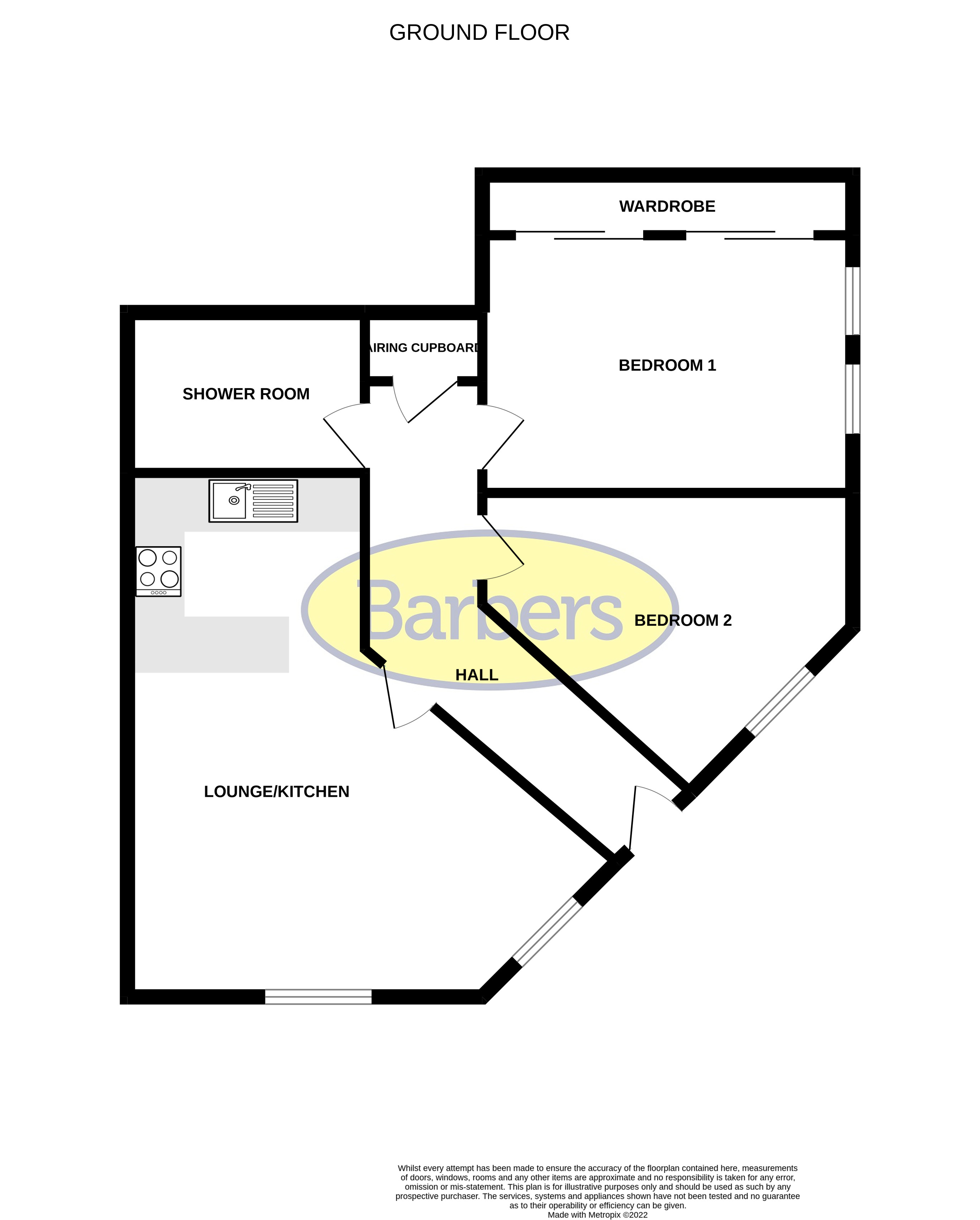 Floorplans For Rosemary Court, Rosemary Lane, Whitchurch