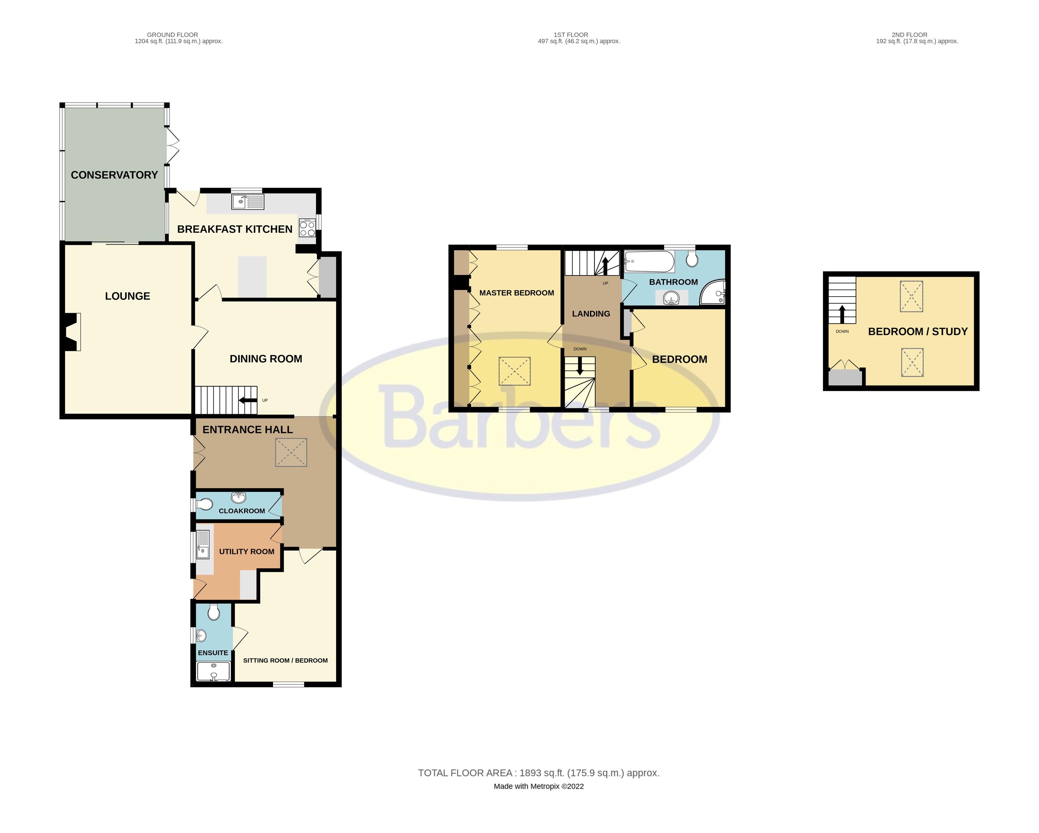 Floorplans For The Granary, Rowton, Telford, TF6 6QY