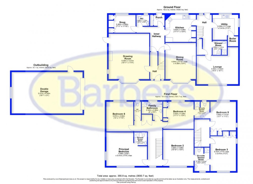 Floorplan for Tern Hill, Market Drayton