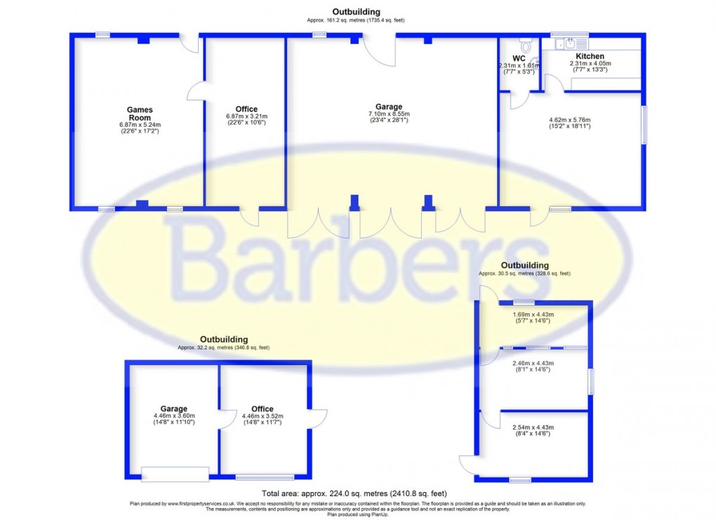 Floorplan for Audlem Road, Woore