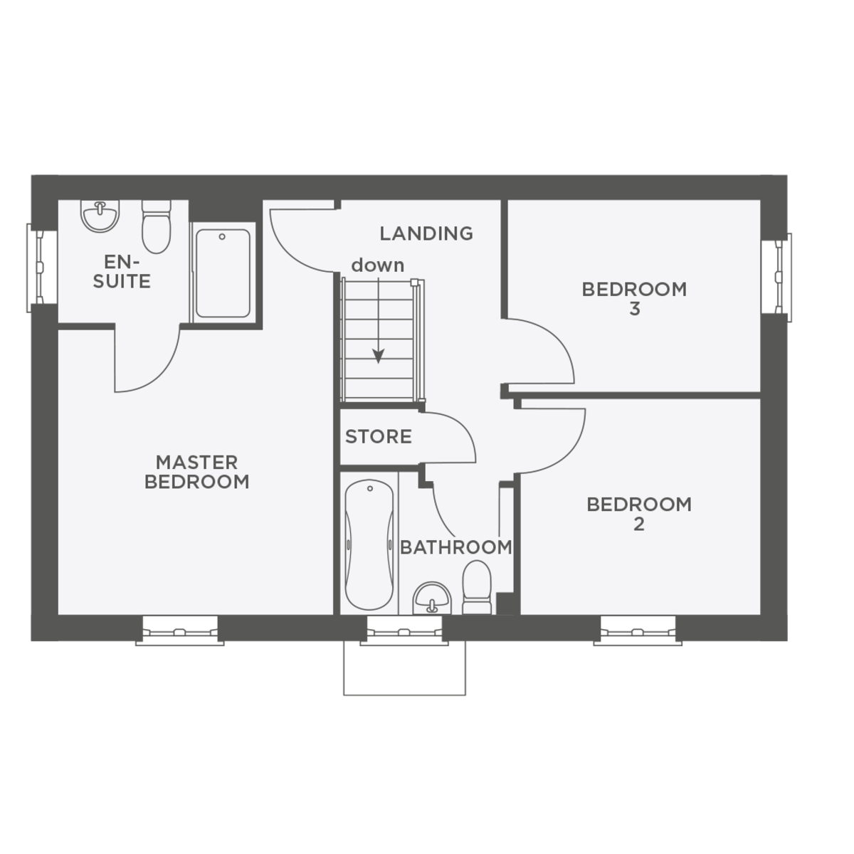 Floorplans For Plot 61,Talbot Manor, Alport Road, Whitchurch