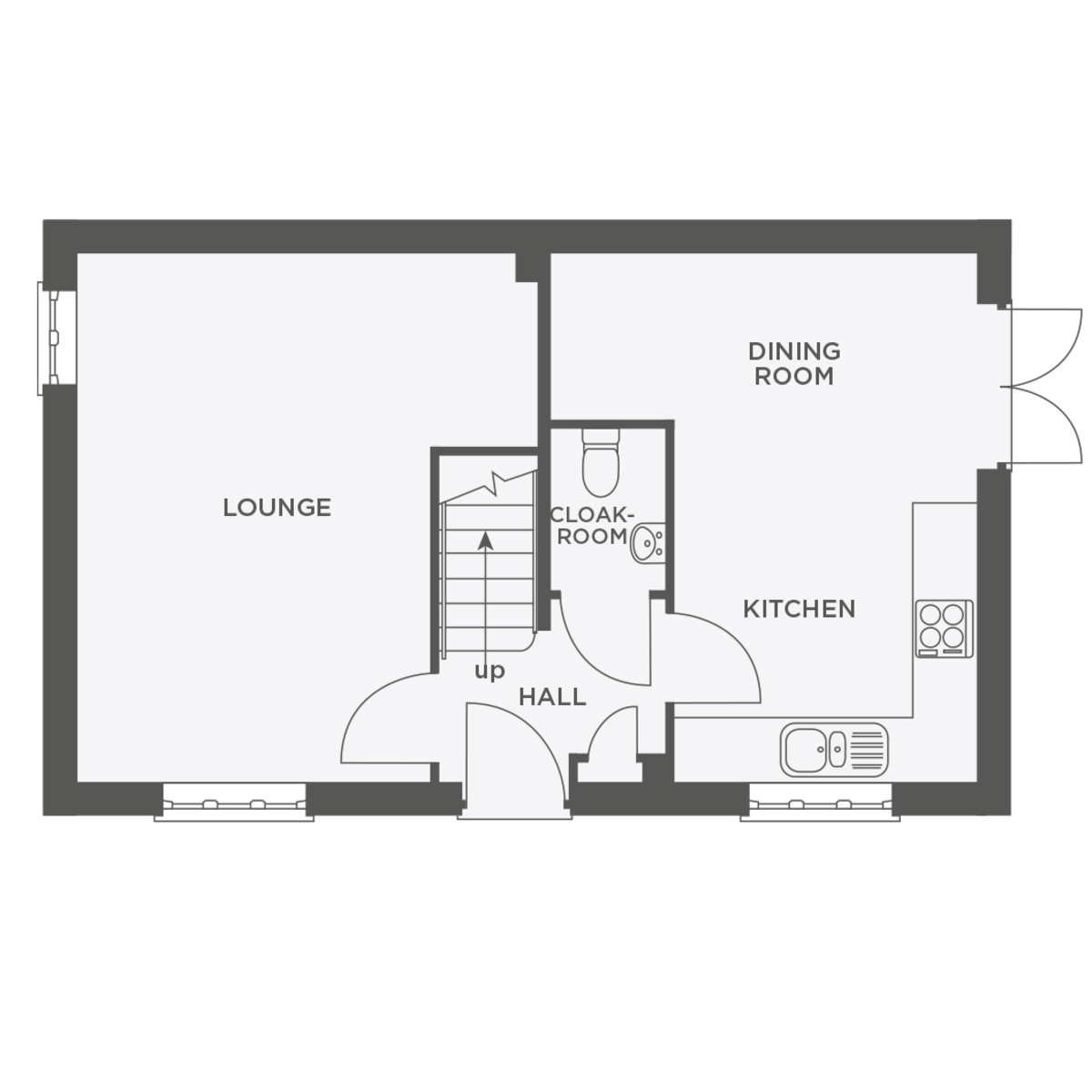 Floorplans For Plot 63, Talbot Manor, Alport Road, Whitchurch