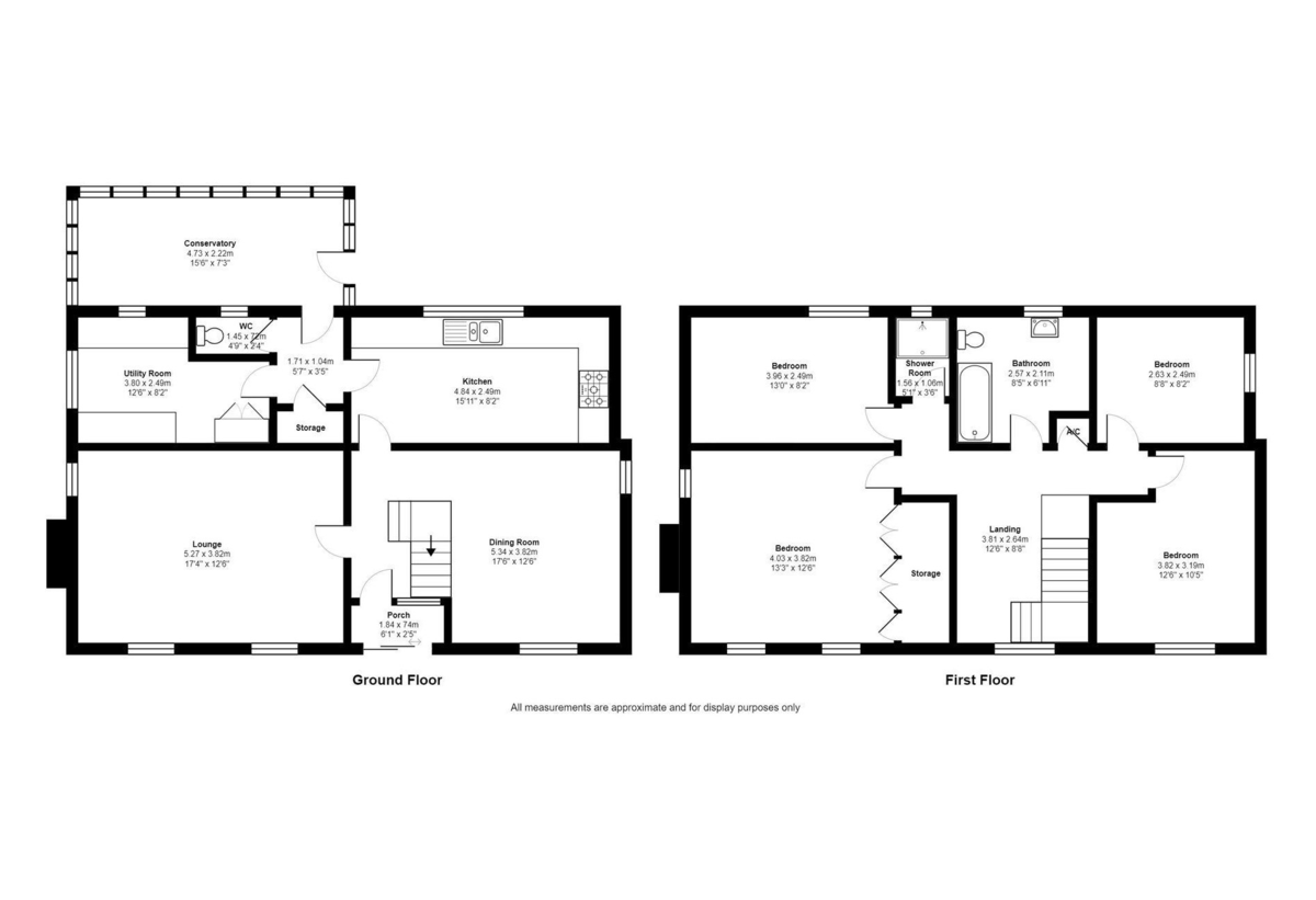 Floorplans For Woodseaves, Market Drayton