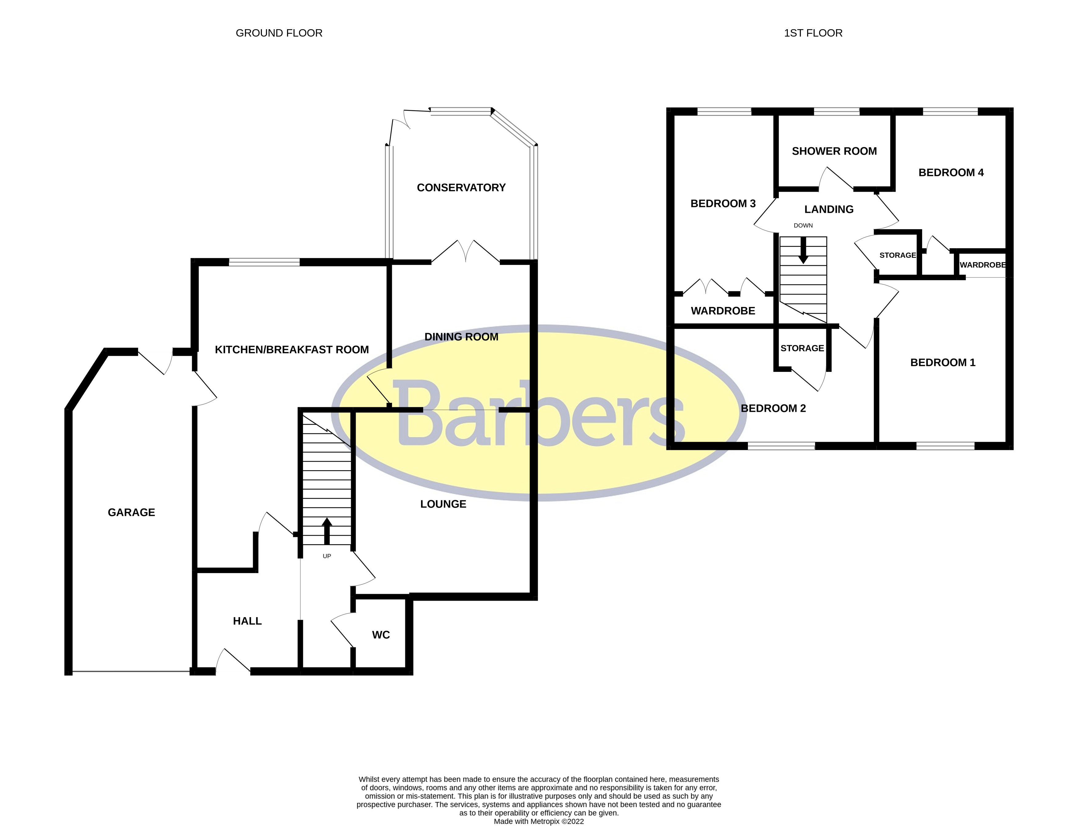 Floorplans For Edward German Drive, Whitchurch