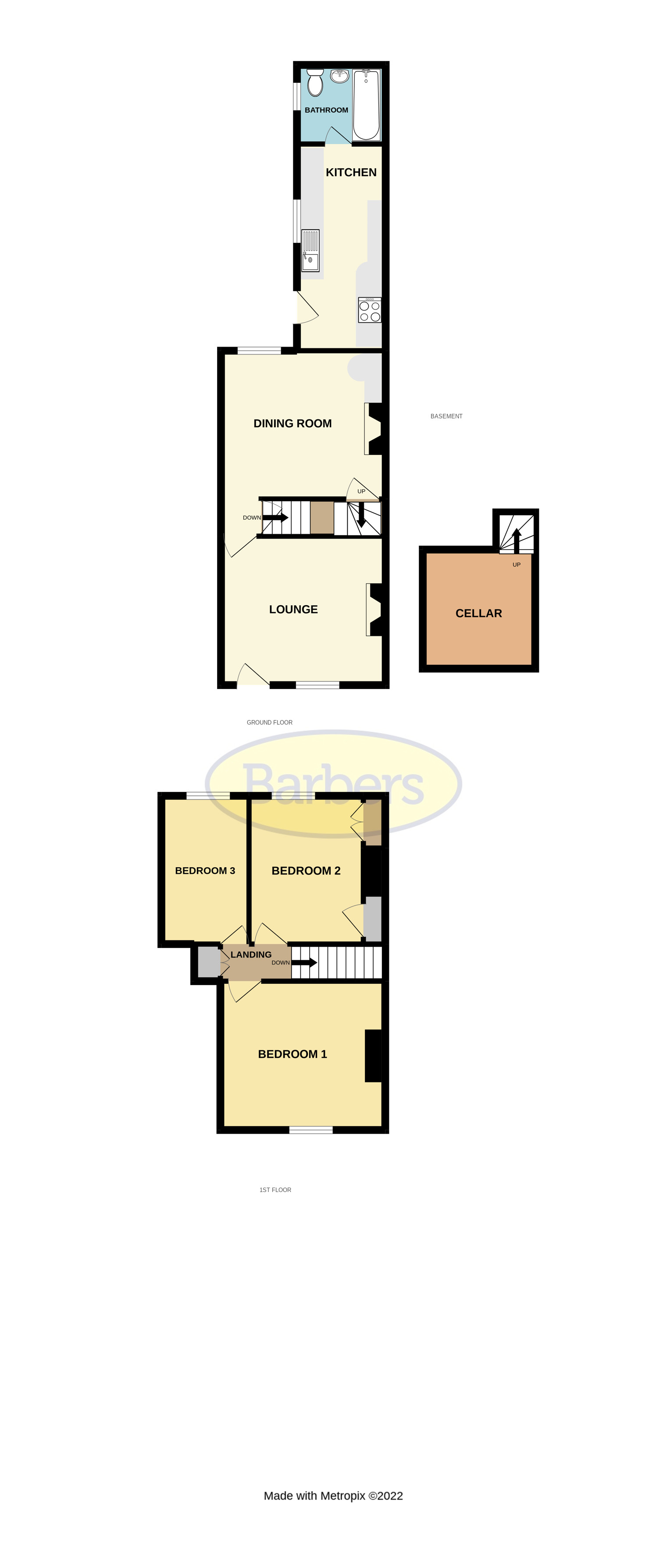 Floorplans For Albion Street, St. Georges, Telford, TF2 9AY