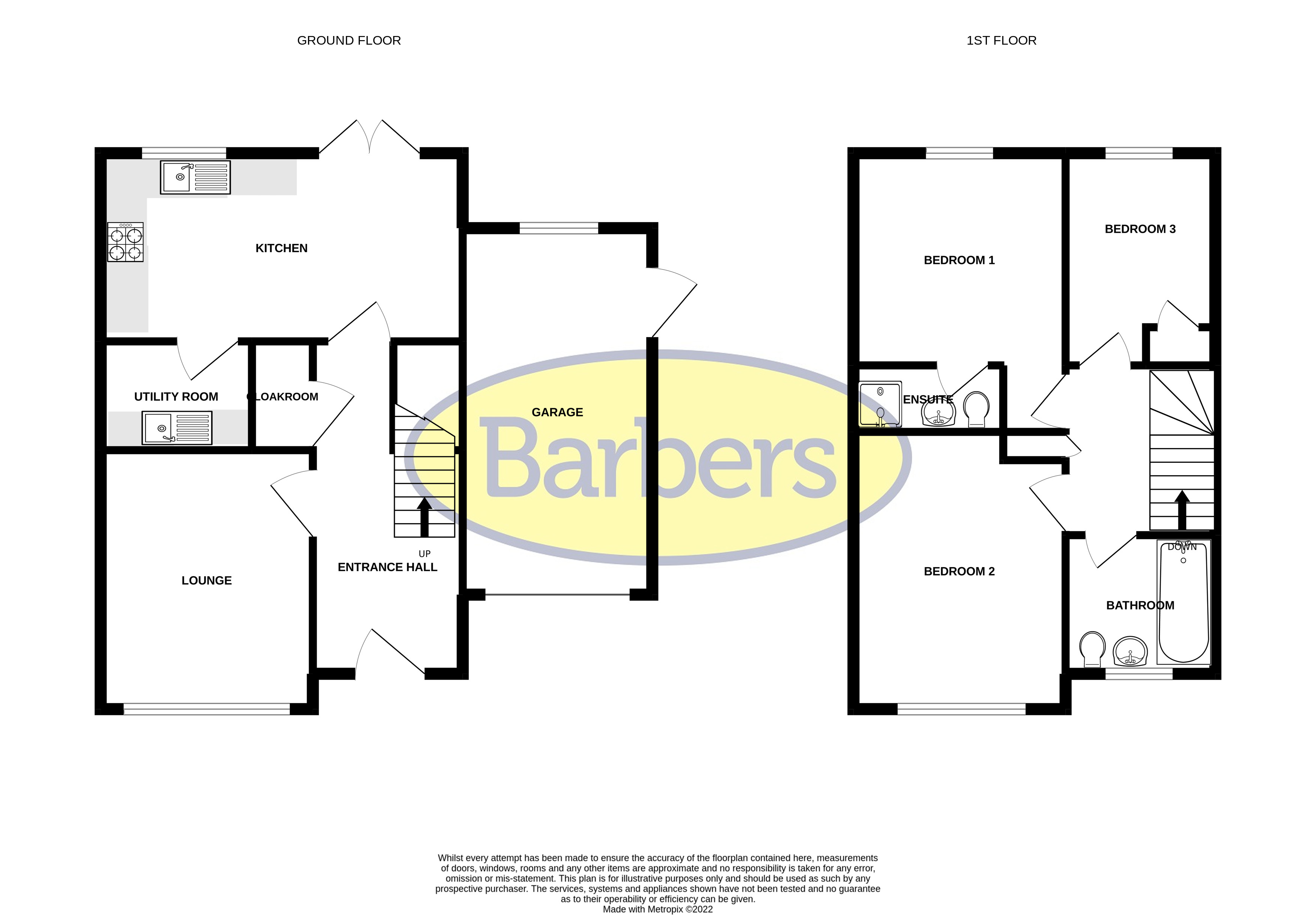 Floorplans For Broadleaf Drive, Peplow, Market Drayton