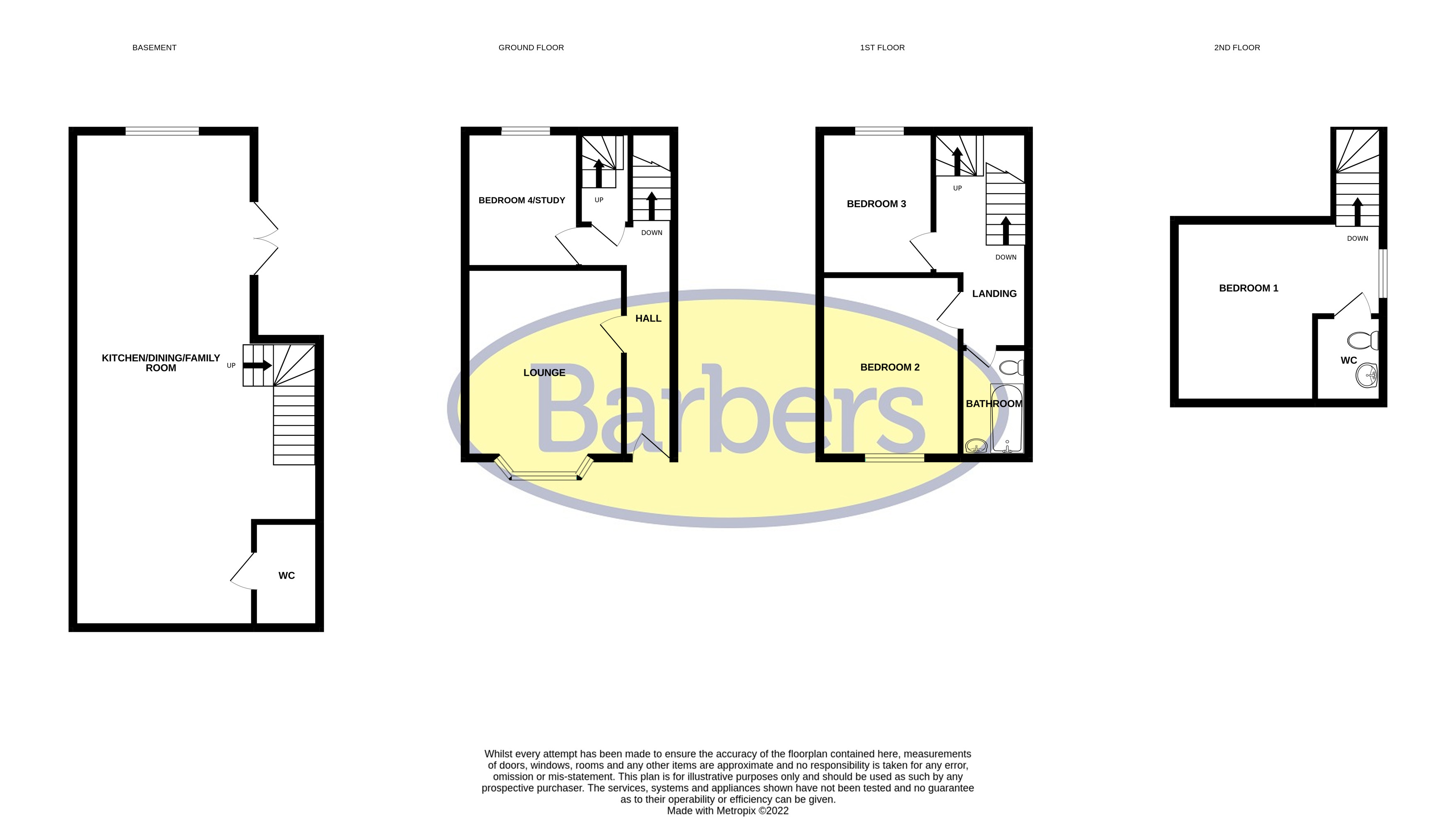 Floorplans For Wrexham Road, Whitchurch
