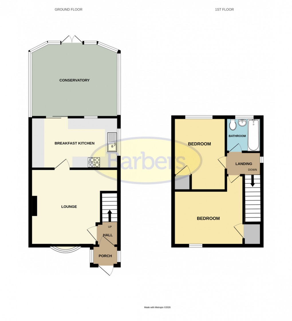 Floorplan for Hopkins Heath, Shawbirch, Telford, TF5 0LU