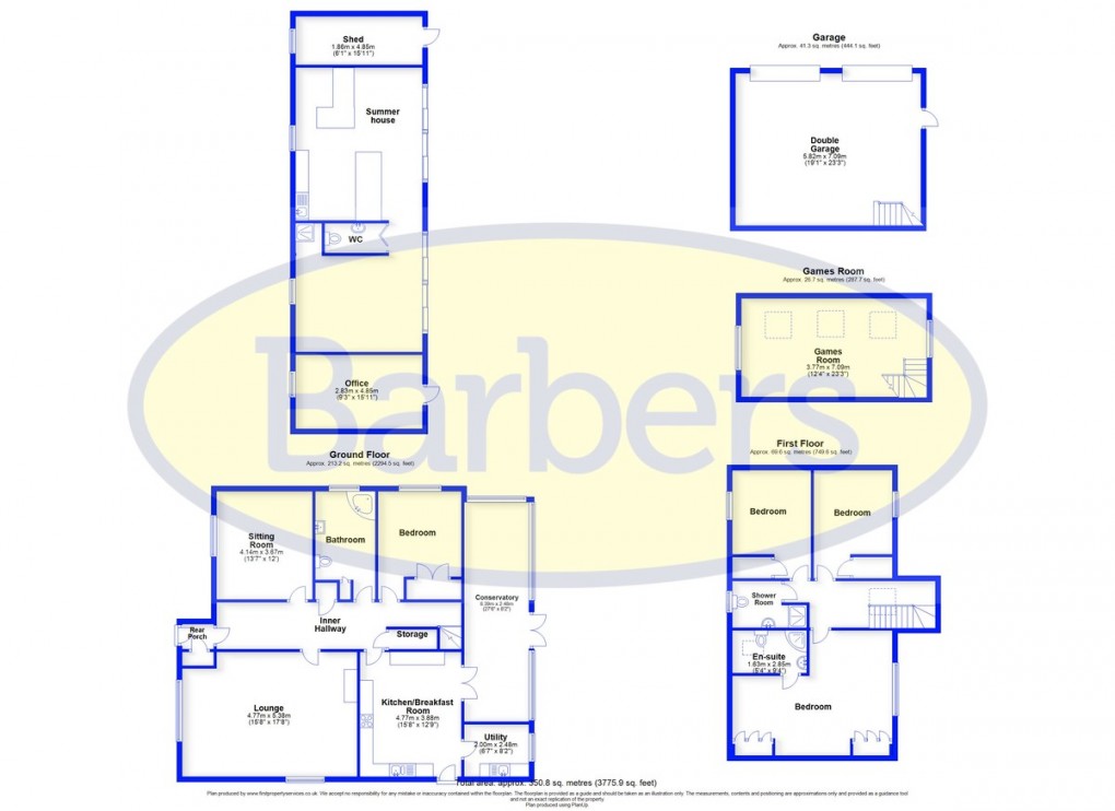 Floorplan for Mill Lane, Higher Heath