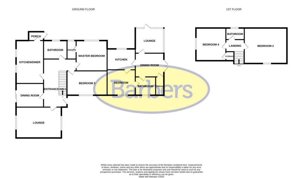 Floorplan for Twemlows Avenue, Higher Heath