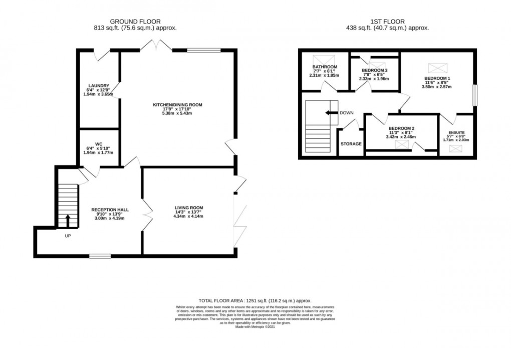 Floorplan for Adderley Hall Barns, Adderley, Market Drayton