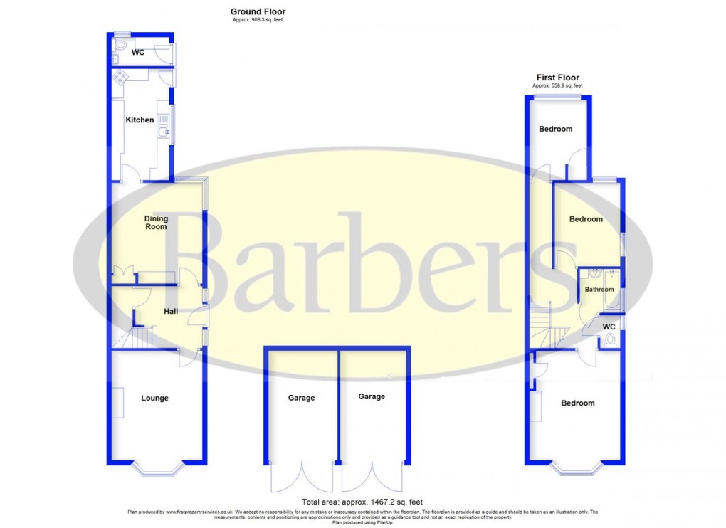 Floorplan for Old Hall Street, Malpas
