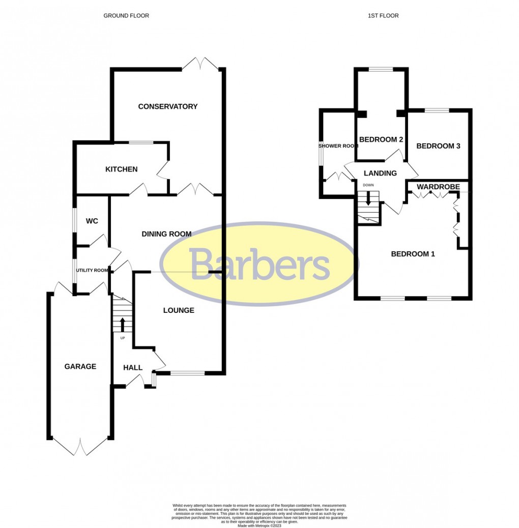 Floorplan for Cross O'th Hill Road, Nomans Heath