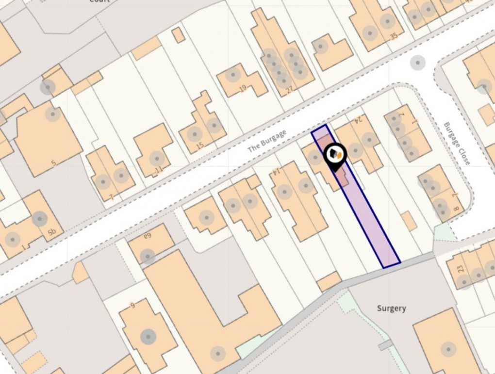 Floorplan for The Burgage, Market Drayton