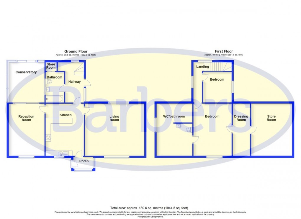 Floorplan for Welshampton, Ellesmere