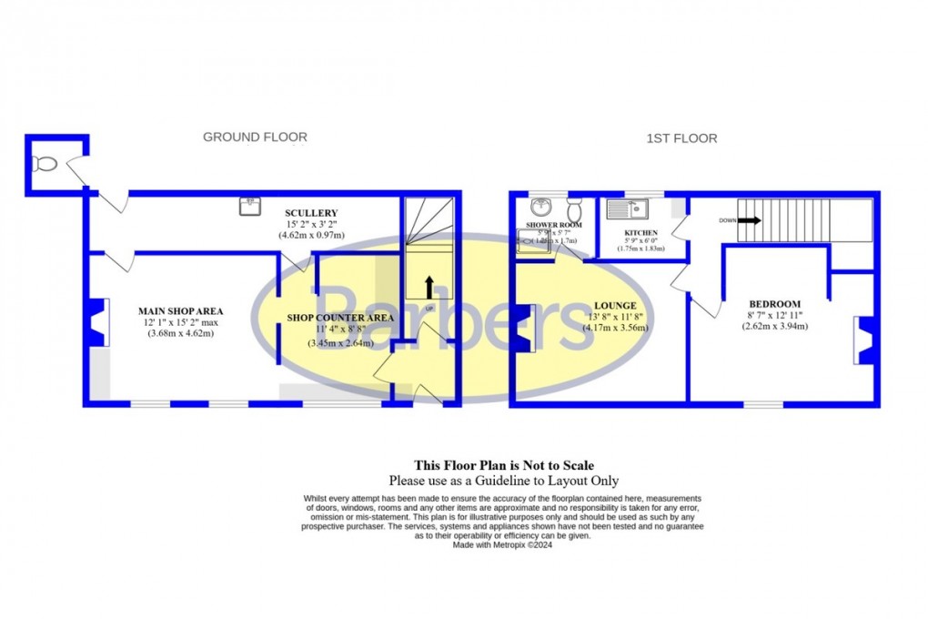 Floorplan for Queen Street, Market Drayton