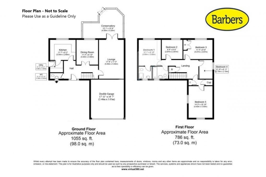 Floorplan for Burntwood View, Loggerheads