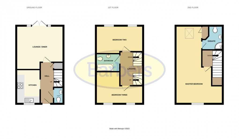 Floorplan for Leonard Court, Oakengates, Telford, TF2 6EW