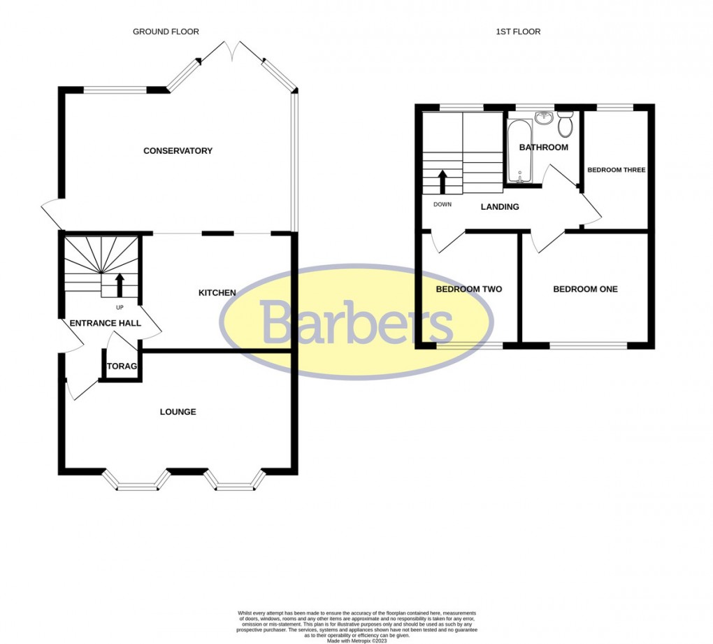 Floorplan for Roden Grove, Wem