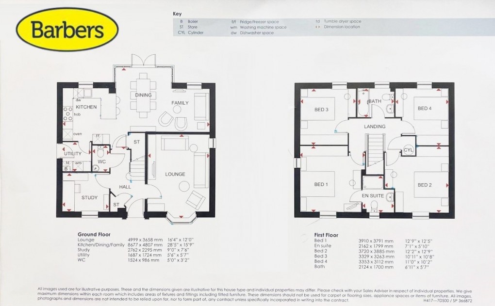 Floorplan for Orwell Road, Market Drayton