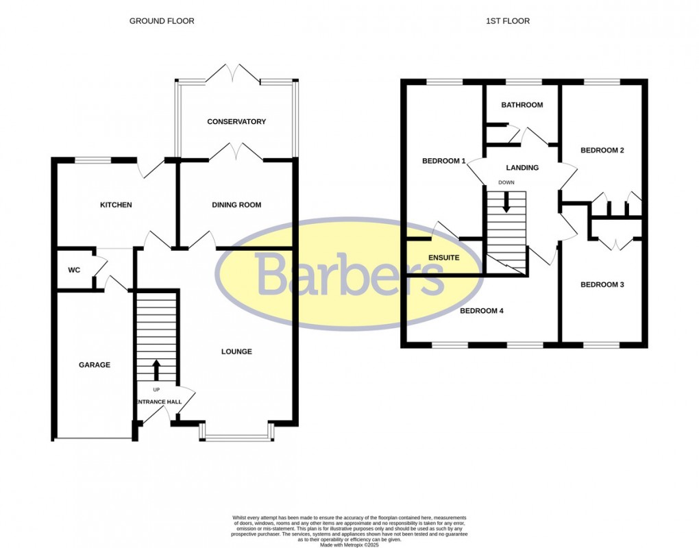 Floorplan for Castillon Drive, Whitchurch