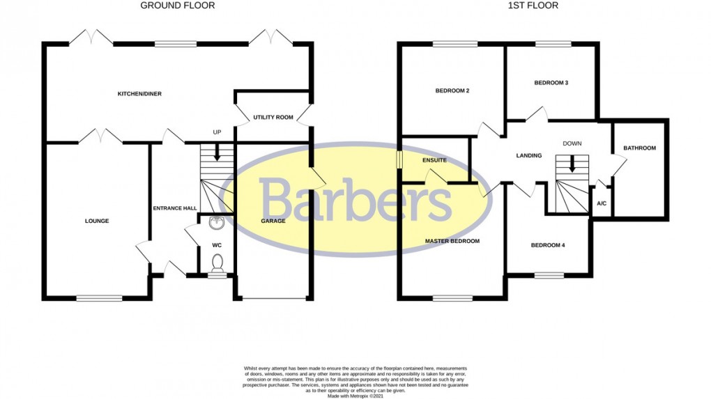 Floorplan for Higher Heath, Whitchurch