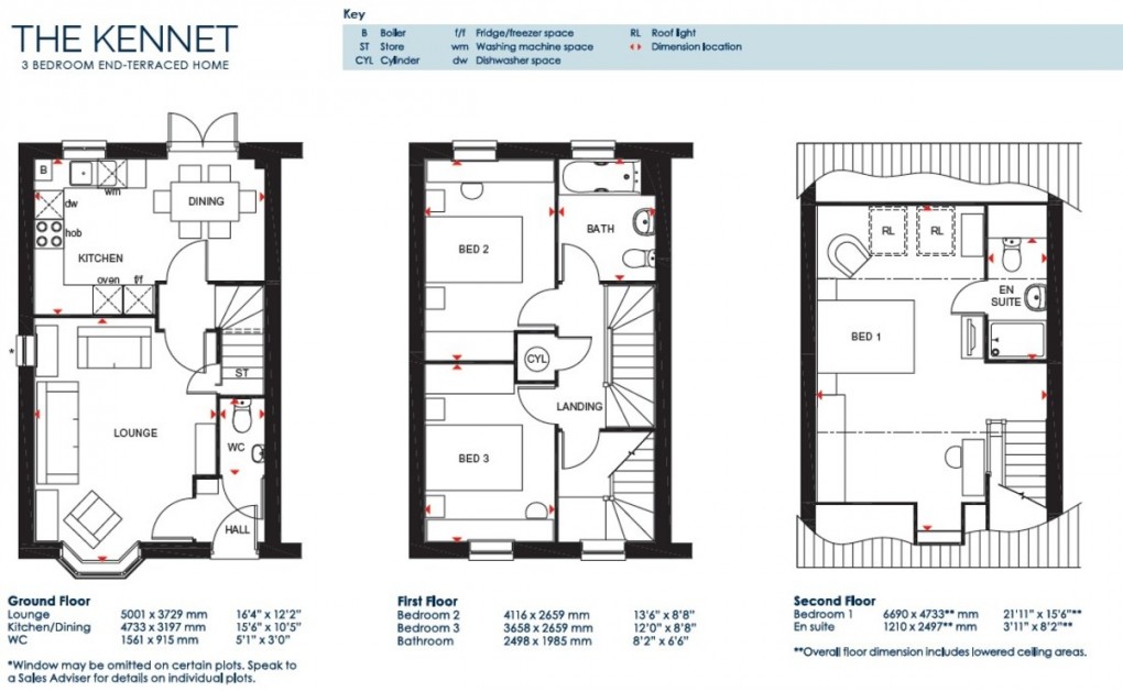 Floorplan for The Damsons, Market Drayton