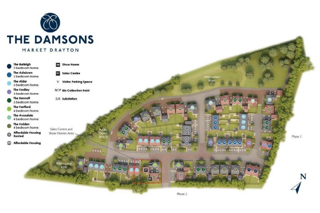 Floorplan for The Damsons, Market Drayton