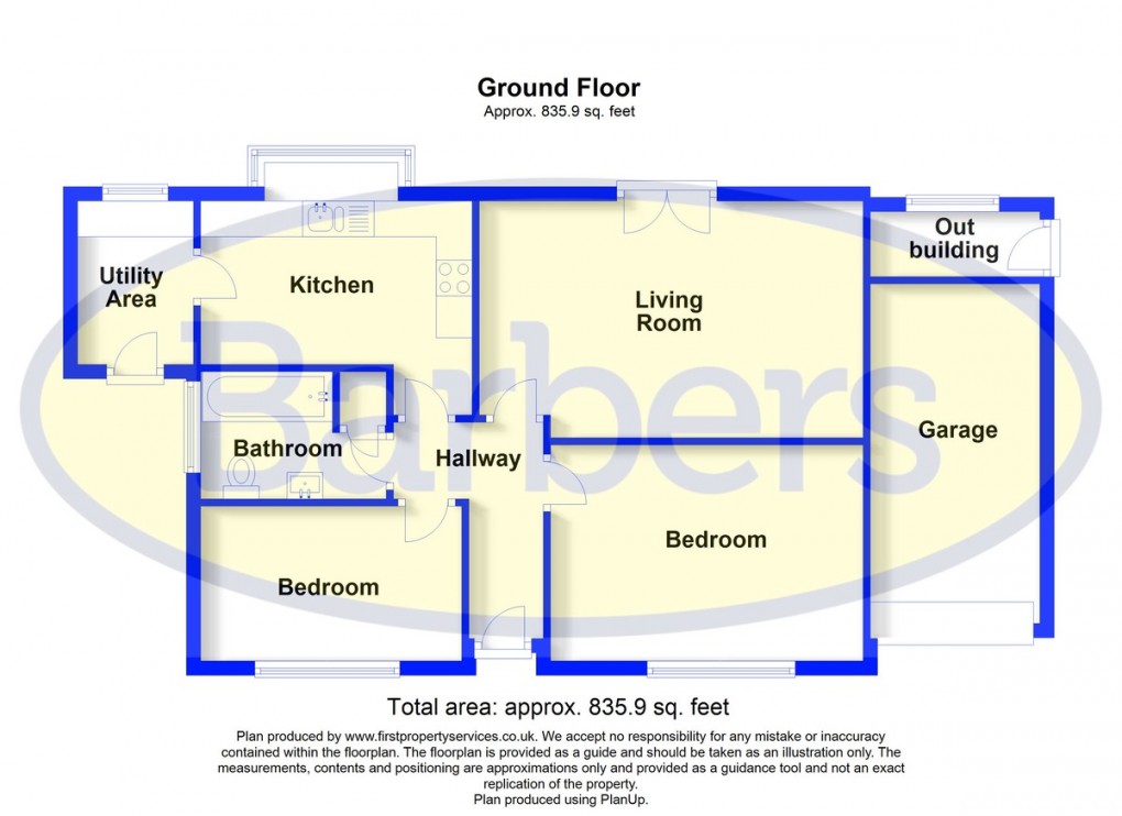 Floorplan for Heathwood Road, Higher Heath