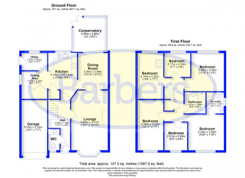 Floorplan for Donaldson Drive, Cheswardine