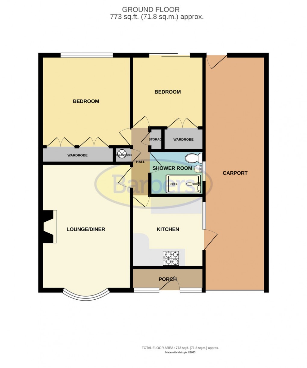 Floorplan for Broomfield Road, Admaston