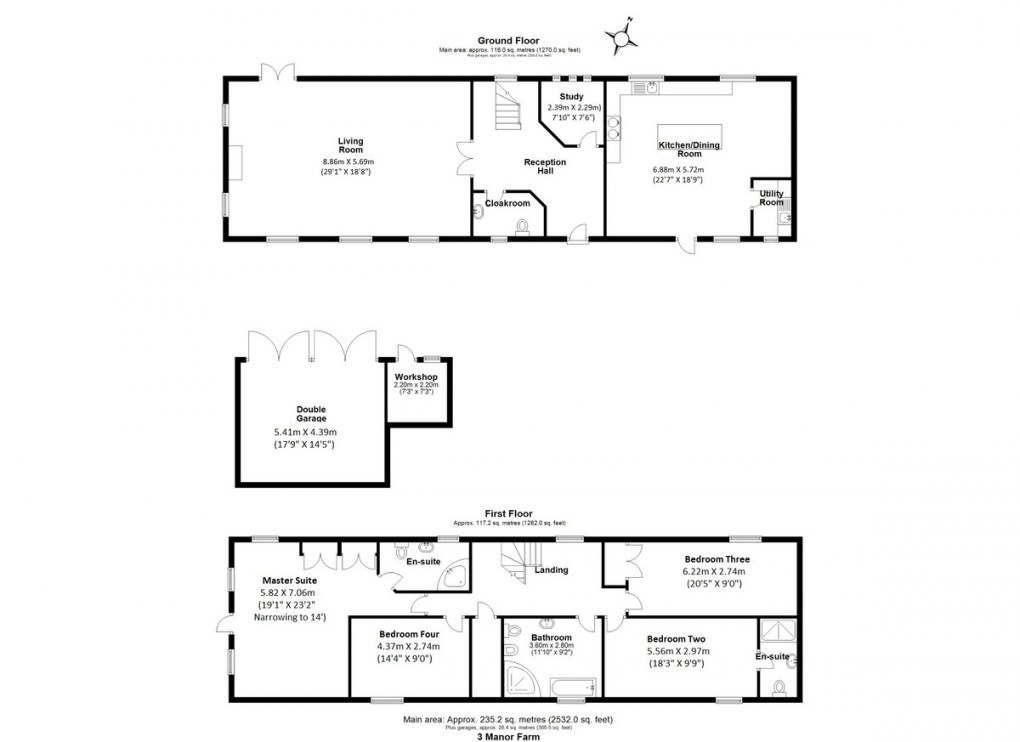 Floorplan for Little Bolas, Telford