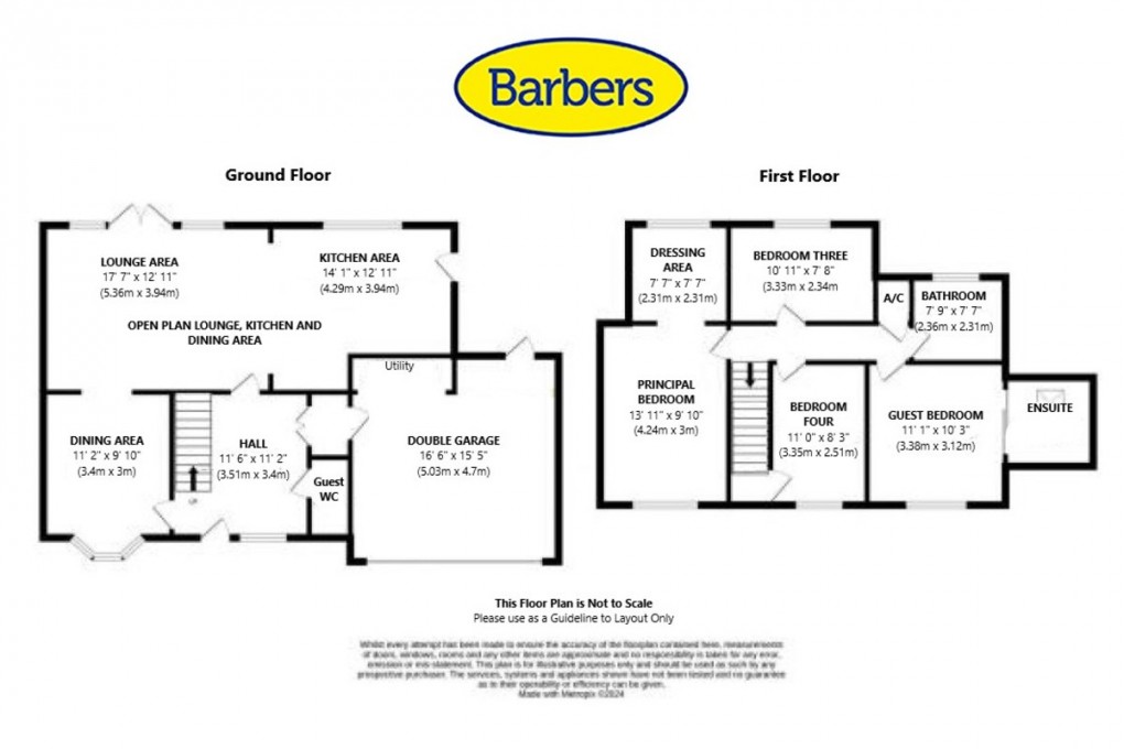 Floorplan for Tower Road, Ashley Heath