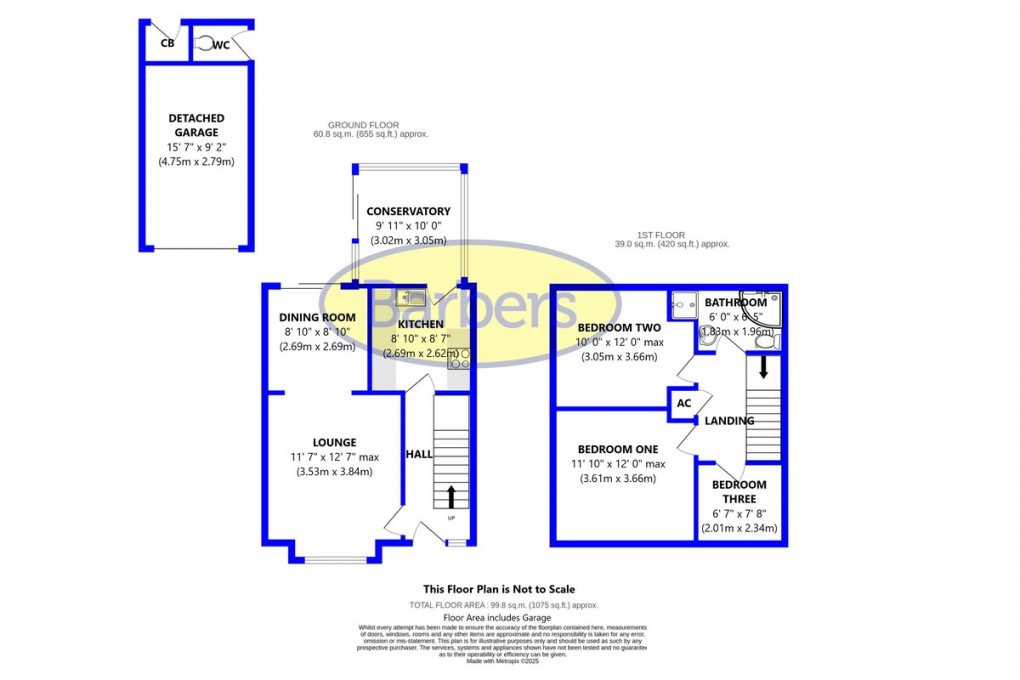 Floorplan for Longlands Lane, Market Drayton